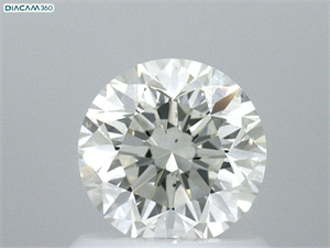 Picture of Natural Diamond 0.94 Carats, Round with Excellent Cut, J Color, SI1 Clarity and Certified by GIA