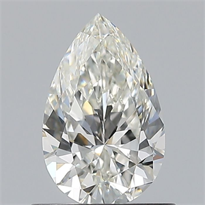 Picture of Natural Diamond 0.70 Carats, Pear with  Cut, I Color, VVS1 Clarity and Certified by GIA