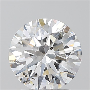 Foto Diamante Natural 1.80 quilates, Redondo , Color D, claridad SI2 y certificado GIA de