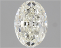 Natural Diamond 1.30 Carats, Oval with  Cut, H Color, VS1 Clarity and Certified by IGI