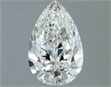 Natural Diamond 0.70 Carats, Pear with  Cut, H Color, VS1 Clarity and Certified by IGI