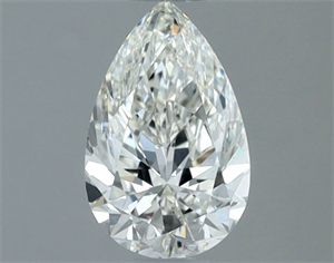 Picture of Natural Diamond 0.70 Carats, Pear with  Cut, H Color, VS1 Clarity and Certified by IGI