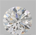 Natural Diamond 0.90 Carats, Round with Excellent Cut, G Color, SI2 Clarity and Certified by GIA