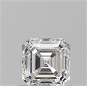 Natural Diamond 0.64 Carats, Asscher with  Cut, E Color, VS1 Clarity and Certified by GIA