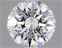 Natural Diamond 0.71 Carats, Round with Excellent Cut, G Color, SI2 Clarity and Certified by GIA
