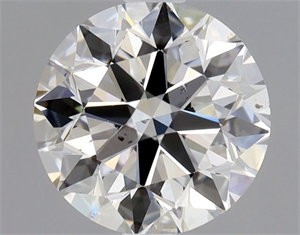 Picture of Natural Diamond 0.85 Carats, Round with Excellent Cut, K Color, SI1 Clarity and Certified by GIA