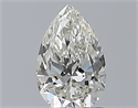 Diamante Natural 0.81 quilates, De pera , Color I, claridad IF y certificado GIA