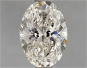 Natural Diamond 1.32 Carats, Oval with  Cut, L Color, SI1 Clarity and Certified by GIA