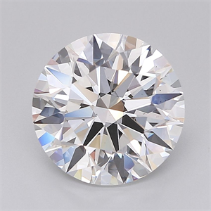Picture of Lab Grown Diamond 4.55 Carats, Round with Ideal Cut, E Color, VS2 Clarity and Certified by IGI