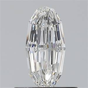 Foto Diamante Natural 0.50 quilates, Ovalado , Color F, claridad SI1 y certificado GIA de