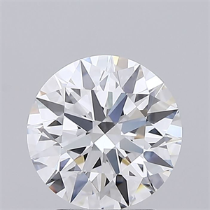 Picture of Lab Grown Diamond 2.09 Carats, Round with Ideal Cut, D Color, VVS1 Clarity and Certified by IGI