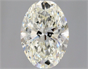 Diamante Natural 0.72 quilates, Ovalado , Color J, claridad VVS1 y certificado GIA