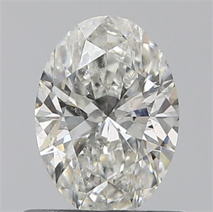Picture of Natural Diamond 0.60 Carats, Oval with  Cut, I Color, SI2 Clarity and Certified by GIA