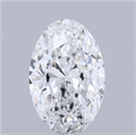 Diamante Natural 3.02 quilates, Ovalado , Color E, claridad SI2 y certificado GIA