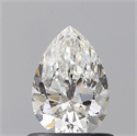 Diamante Natural 0.70 quilates, De pera , Color G, claridad VS1 y certificado GIA