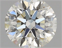 Diamante Natural 0.73 quilates, Redondo , Color J, claridad VVS2 y certificado GIA