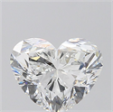 Natural Diamond 2.01 Carats, Heart with  Cut, D Color, SI1 Clarity and Certified by GIA