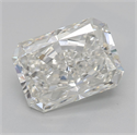 Natural Diamond 2.52 Carats, Radiant with  Cut, I Color, VS2 Clarity and Certified by GIA