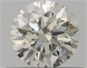 Natural Diamond 0.40 Carats, Round with Excellent Cut, K Color, VVS2 Clarity and Certified by GIA