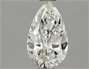 Diamante Natural 0.67 quilates, De pera , Color F, claridad VVS1 y certificado GIA
