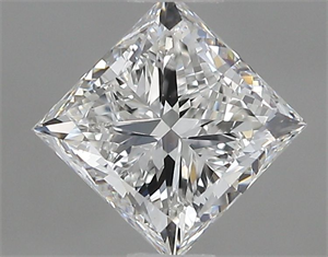 Picture of Natural Diamond 1.00 Carats, Princess with  Cut, F Color, VVS2 Clarity and Certified by IGI
