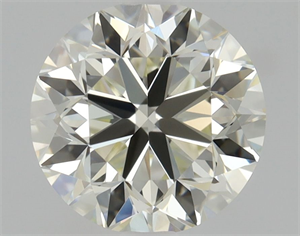 Picture of Natural Diamond 0.90 Carats, Round with Very Good Cut, K Color, IF Clarity and Certified by IGI