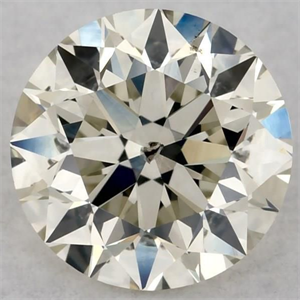 Picture of Natural Diamond 0.72 Carats, Round with Excellent Cut, M Color, SI2 Clarity and Certified by GIA
