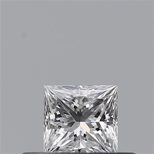 Picture of Natural Diamond 0.23 Carats, Princess with  Cut, E Color, VVS2 Clarity and Certified by GIA