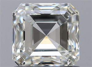 Picture of Natural Diamond 1.00 Carats, Asscher with  Cut, K Color, SI1 Clarity and Certified by GIA