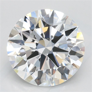 Picture of Lab Grown Diamond 2.80 Carats, Round with Ideal Cut, D Color, IF Clarity and Certified by IGI