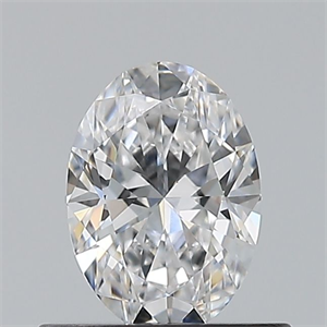 Foto Diamante Natural 0.50 quilates, Ovalado , Color D, claridad VVS2 y certificado GIA de