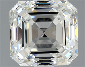 Picture of Natural Diamond 1.21 Carats, Asscher with  Cut, H Color, VVS2 Clarity and Certified by GIA