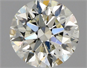 Natural Diamond 0.76 Carats, Round with Excellent Cut, L Color, SI2 Clarity and Certified by GIA