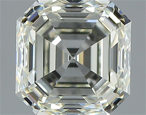 Picture of Natural Diamond 1.01 Carats, Asscher with  Cut, L Color, VVS2 Clarity and Certified by GIA