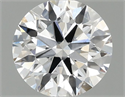 Lab Grown Diamond 1.34 Carats, Round with Ideal Cut, E Color, VS2 Clarity and Certified by IGI