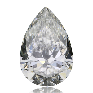 Foto Diamante Natural 0.70 quilates, De pera , Color H, claridad VVS1 y certificado GIA de
