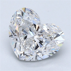Picture of Natural Diamond 2.79 Carats, Heart with  Cut, F Color, VS2 Clarity and Certified by GIA