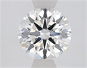 Lab Grown Diamond 1.07 Carats, Round with Ideal Cut, G Color, VS2 Clarity and Certified by IGI