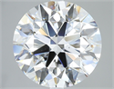 Diamante Natural 5.37 quilates, Redondo , Color E, claridad VS2 y certificado GIA