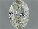 Natural Diamond 0.70 Carats, Oval with  Cut, J Color, VVS1 Clarity and Certified by IGI