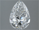 Natural Diamond 2.02 Carats, Pear with  Cut, E Color, VS2 Clarity and Certified by GIA
