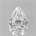 Diamante Natural 3.20 quilates, De pera , Color D, claridad VS1 y certificado GIA