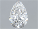 Diamante Natural 0.50 quilates, De pera , Color D, claridad VVS1 y certificado GIA