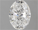 Natural Diamond 1.20 Carats, Oval with  Cut, D Color, VS1 Clarity and Certified by GIA