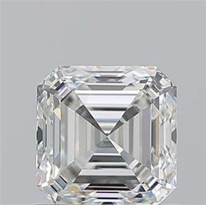 Picture of Natural Diamond 1.01 Carats, Asscher with  Cut, H Color, VVS2 Clarity and Certified by GIA