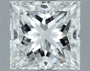Foto Diamante Natural 2.02 quilates, Princesa , Color H, claridad VVS2 y certificado IGI de