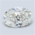 Diamante Natural 3.01 quilates, Ovalado , Color I, claridad VS2 y certificado GIA