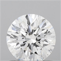 Lab Grown Diamond 0.72 Carats, Round with Ideal Cut, D Color, VS1 Clarity and Certified by IGI