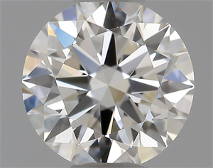 Picture of Natural Diamond 0.42 Carats, Round with Excellent Cut, F Color, VVS2 Clarity and Certified by GIA