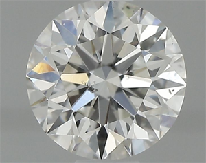 Foto Diamante Natural 0.56 quilates, Redondo , Color H, claridad SI1 y certificado GIA de